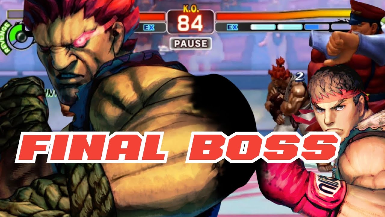Как победить финального босса в аркадном режиме Street Fighter, используя Акуму #StreetFighter