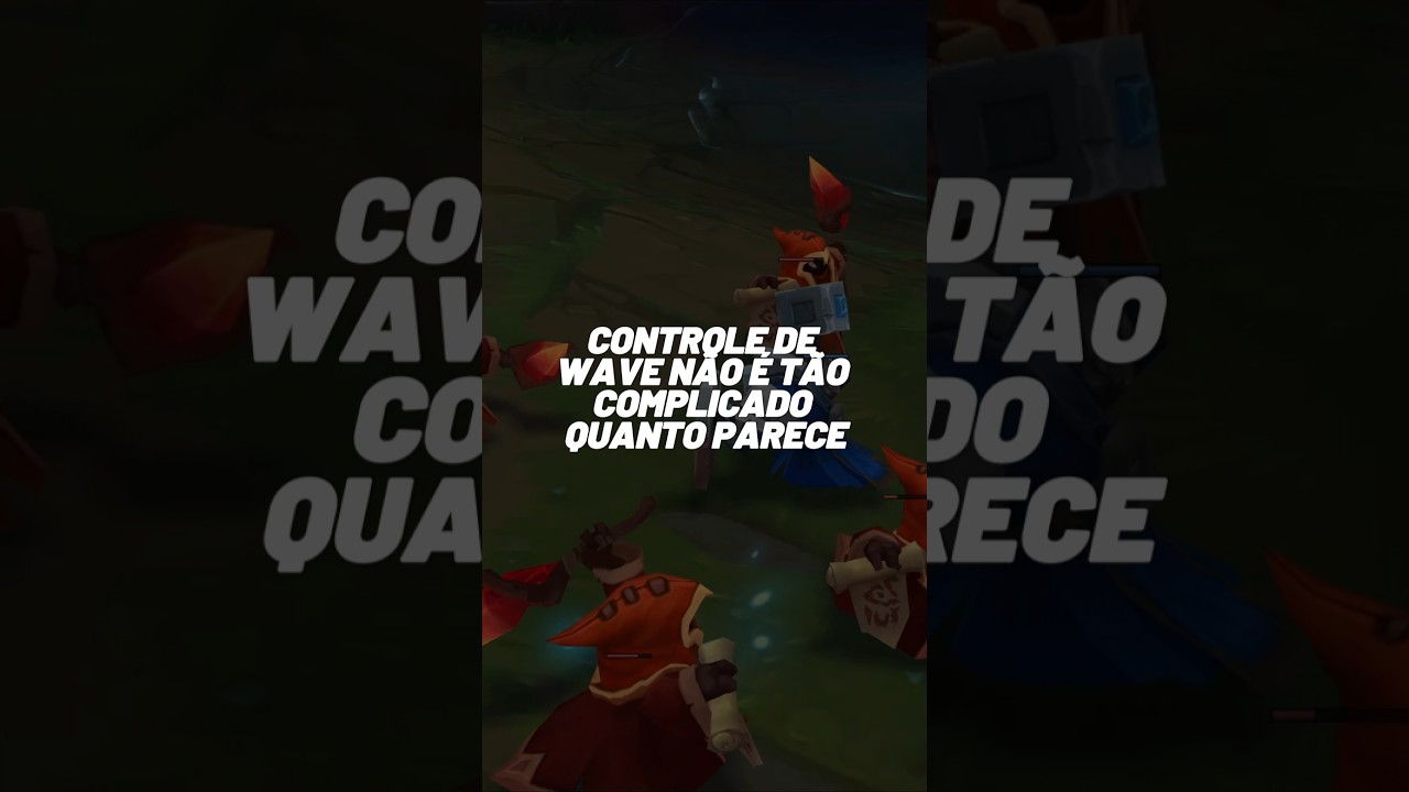 Controle de Wave simplificada! #leagueoflegendsbr #remilotos