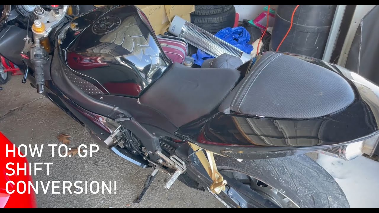 How to convert your motorcycle to GP shift! (Quick and Easy!) #howto #tutorial