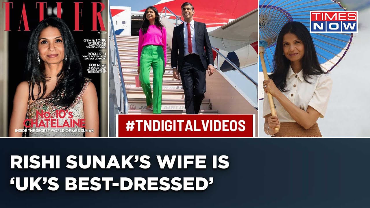 Rishi Sunak’s Wife Akshata Murty Named Britain’s Best-Dressed Personality 2023