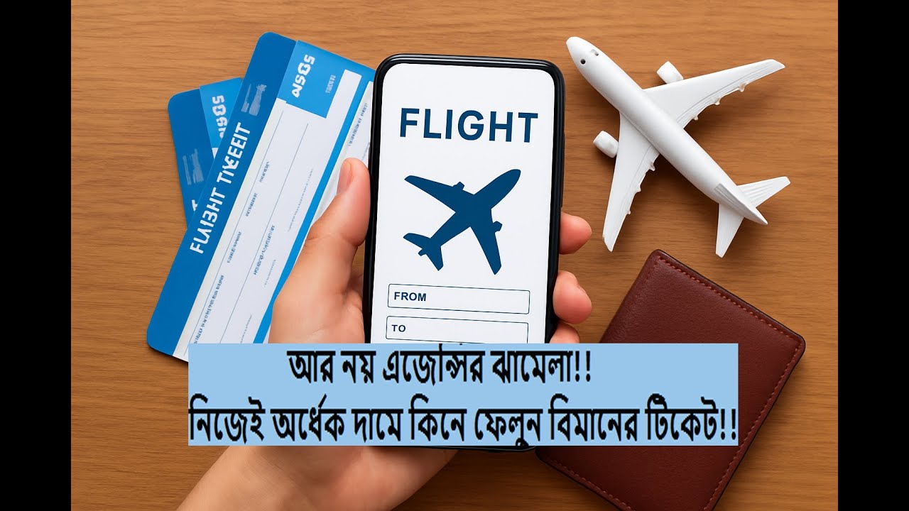 ঘরে বসে সস্তায় বিমানের টিকেট কাটবেন যেভাবে । Get cheap flight tickets easily