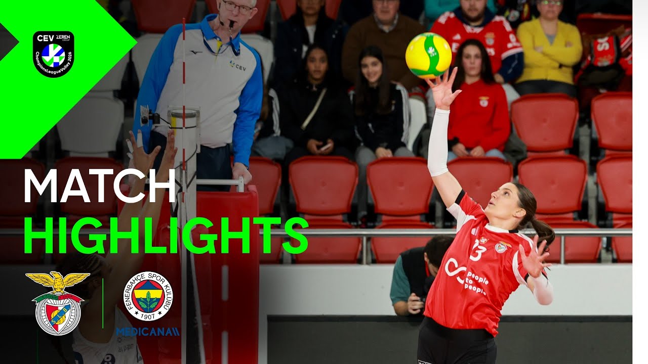 Highlights | Sport LISBOA e Benfica vs. Fenerbahçe Medicana ISTANBUL | CLvolleyW Zeren Group 2026