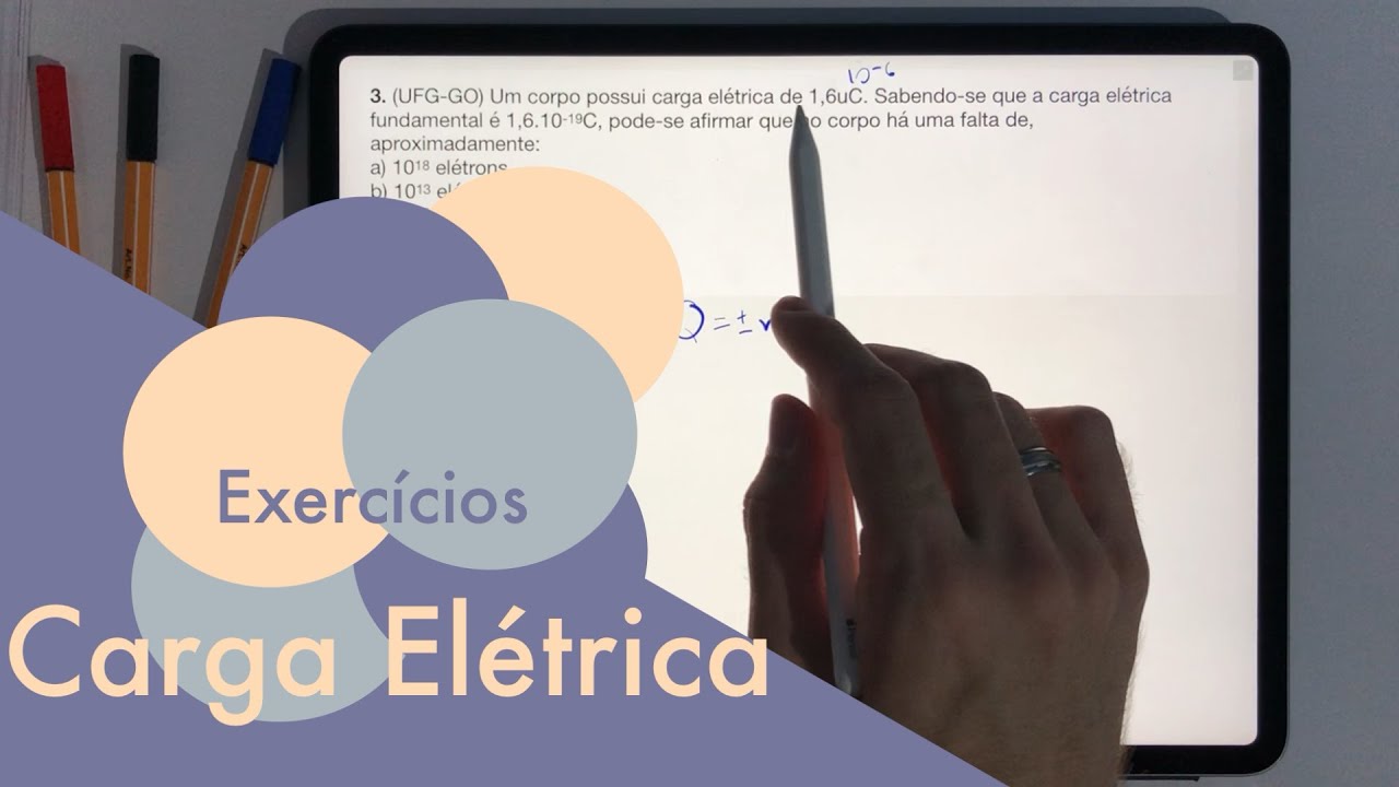 Física - Eletricidade | Carga Elétrica #Exercícios