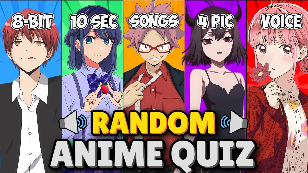 🎶 ANIME RANDOM QUIZ 🤯 Guess, Choose & Survive It All!