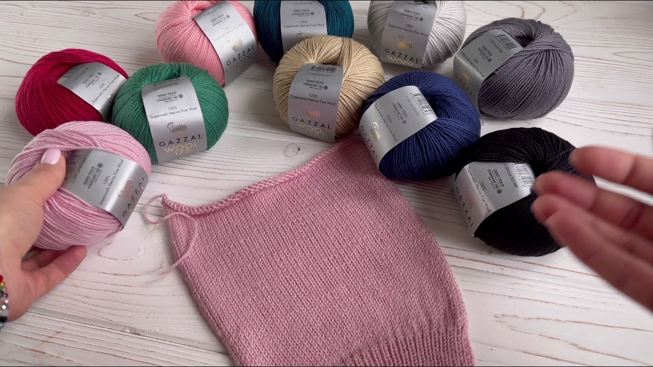 Обзор пряжи Gazzal wool 175