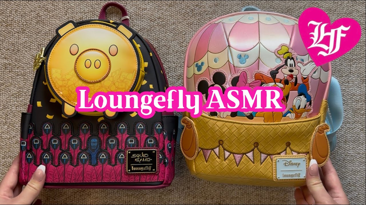 ASMR My New Loungefly Bags | Soft Whispering & Amazing Bag Sounds
