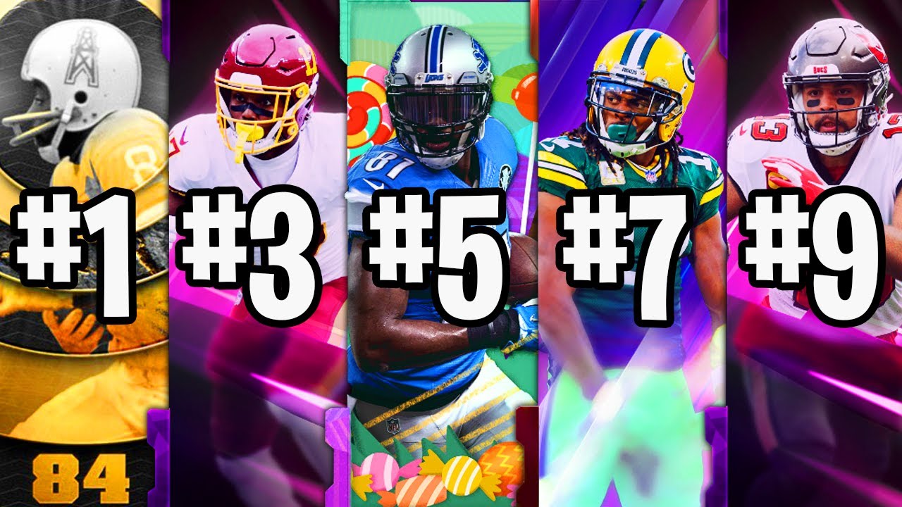 THE TOP 10 WIDE RECEIVERS IN MADDEN 22!
