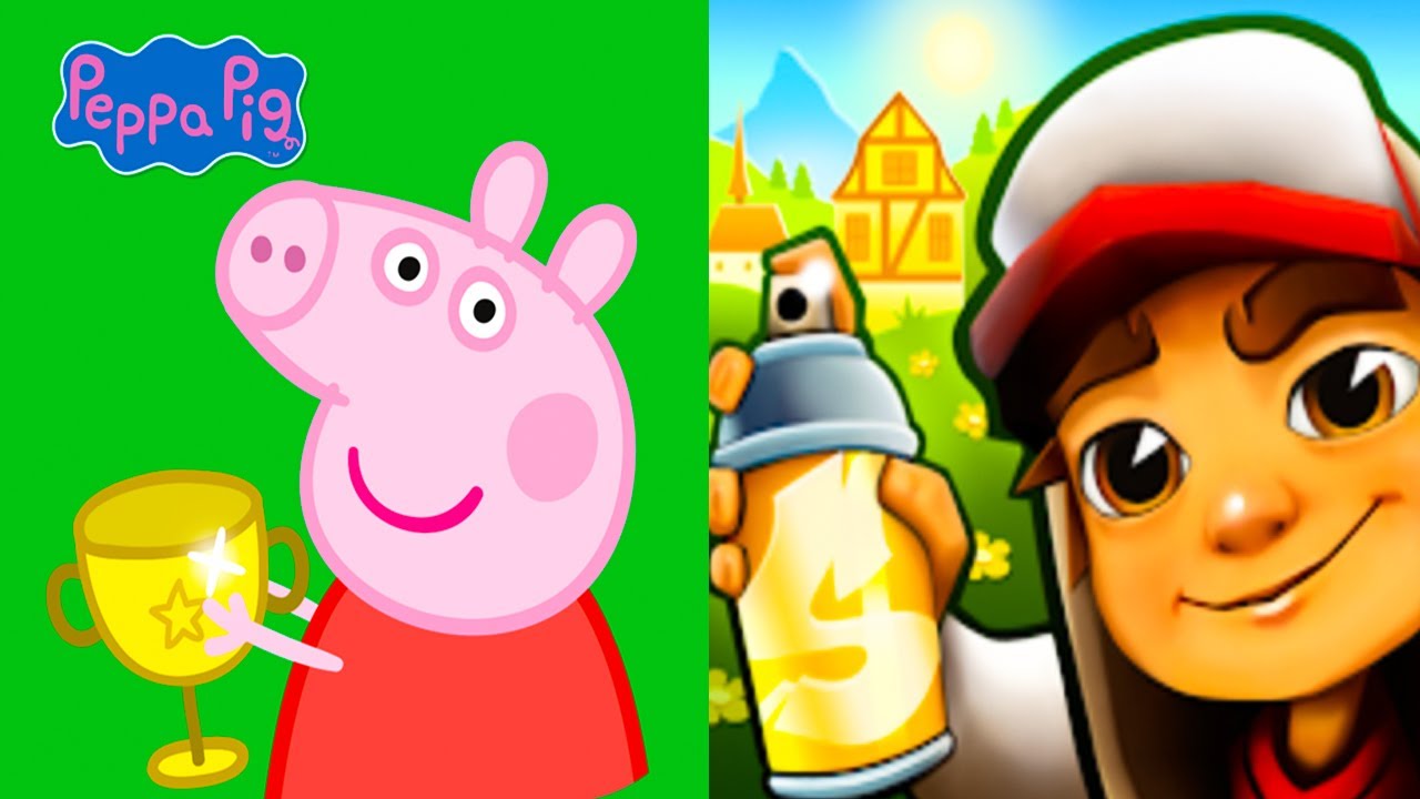 Peppa Pig: Sports Day vs Subway Surfers