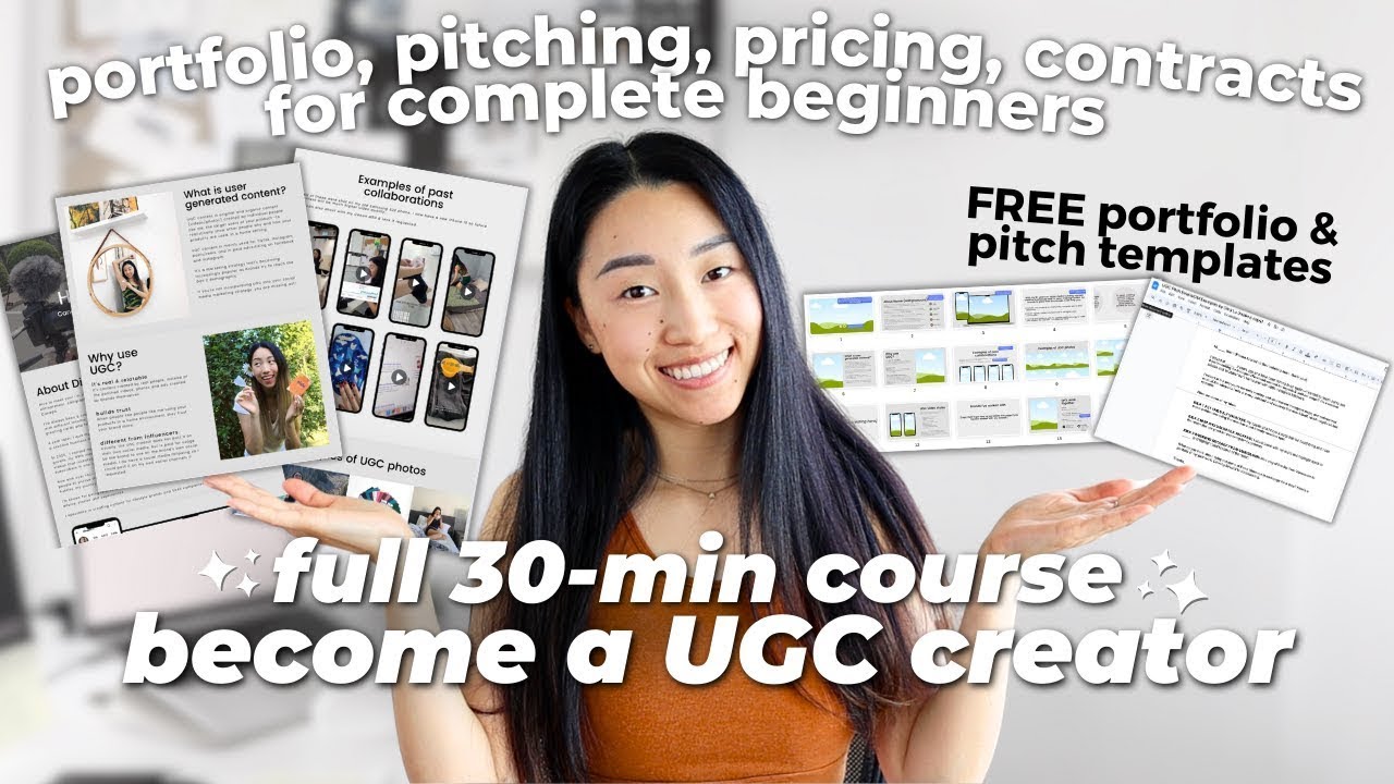 How to start a UGC business FROM SCRATCH in 2026 (step-by-step beginner's guide with FREE templates)