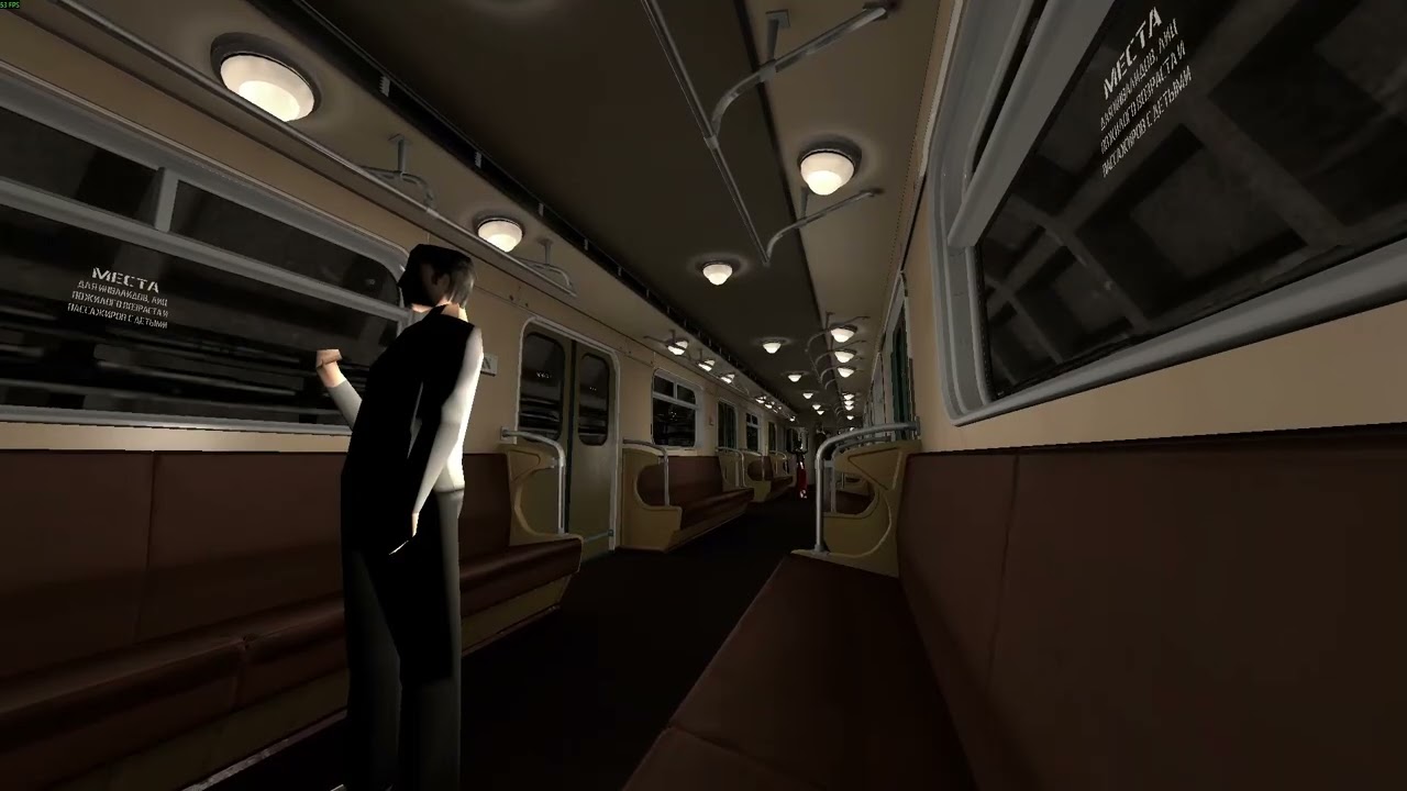 JUST A METRO PASSANGER (ПРОСТО ПАССАЖИР В МЕТРО) #16 #play #metrostroi #gmod #fyp