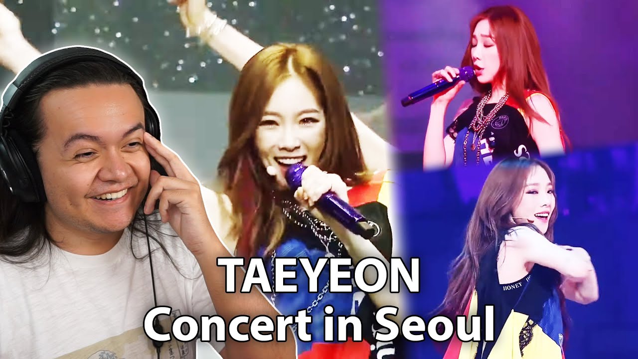 TAEYEON Concert in Seoul - 'Holiday' & 'Cover up' & 'All Night' & 'Fashion' & 'Why' | REACTION
