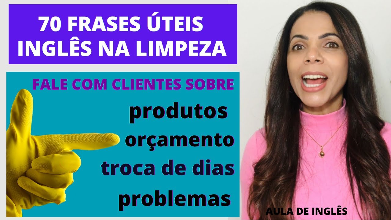 70 FRASES EM INGLÊS PARA QUEM ESTÁ COMEÇANDO - limpeza/ housekeeping nos EUA - aula de inglês