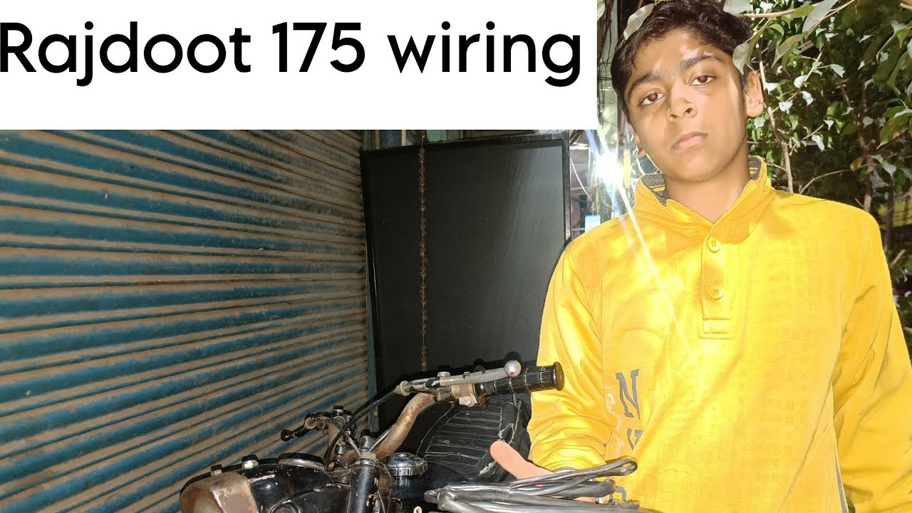 Rajdoot 175 Point model wiring #rajdoot175 #restorationproject #2stroke #escorts #jawa1962 #yamaha.