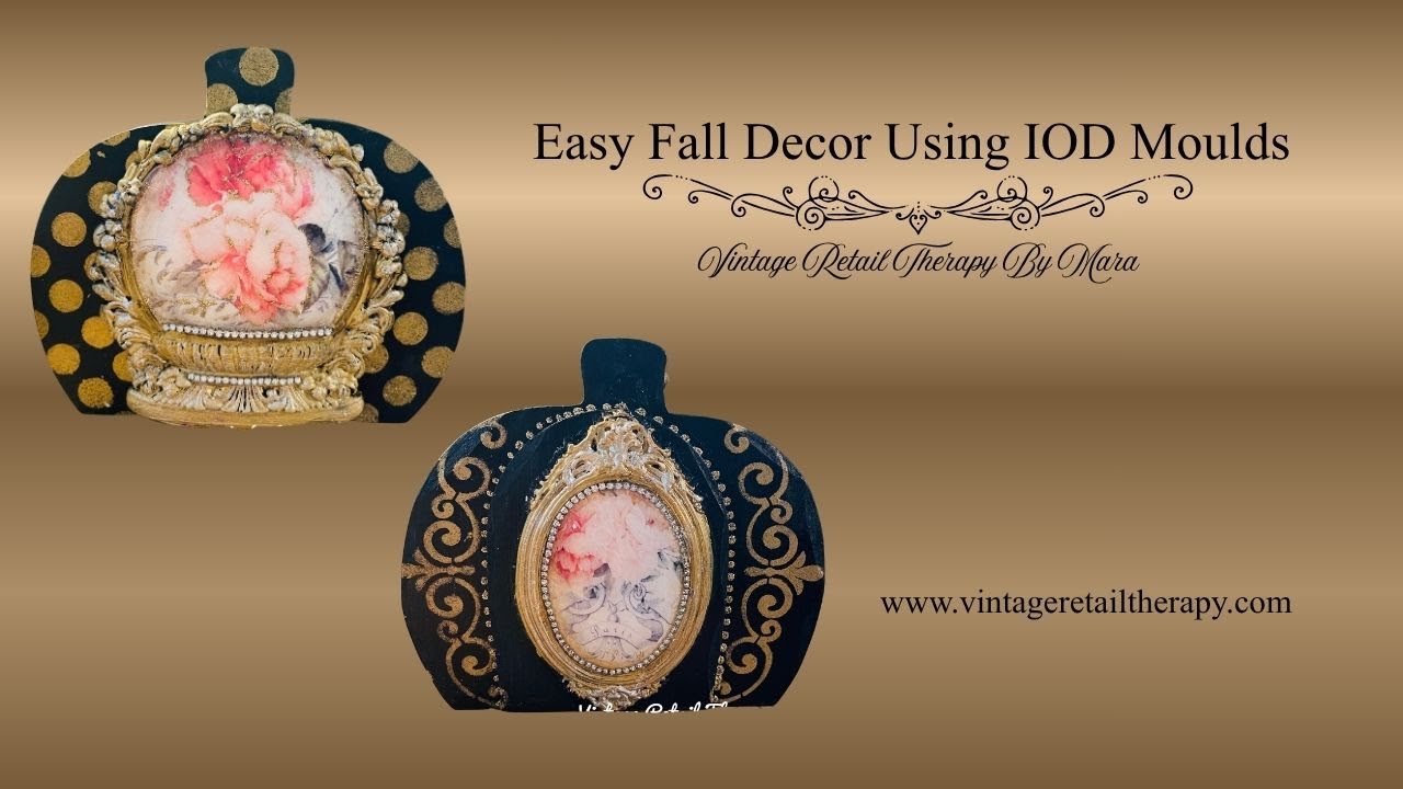 Easy Fall Decor Using IOD Moulds