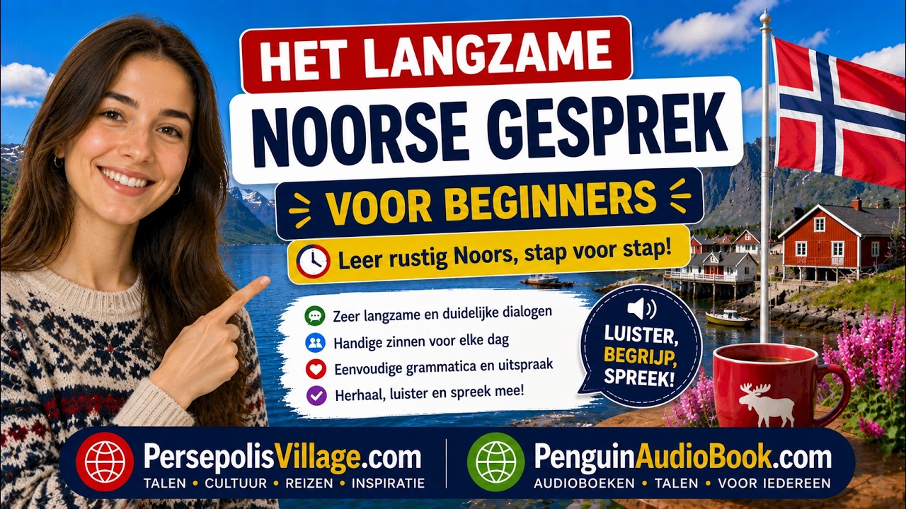 Het langzame Noorse gesprek voor beginners