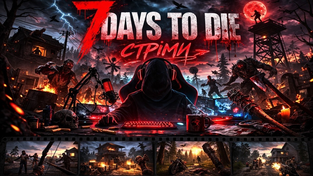 ТЕПЕР ВИКОНУЮ ЗАВДАННЯ В ЗГОРІЛОГО БІОМУ - 7 DAYS TO DIE №8