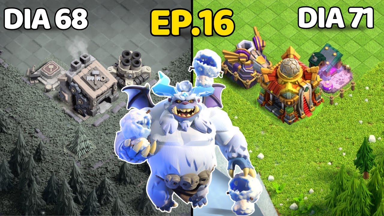 Dupla Série 2: Chegamos no Centro de Vila 16 No Clash of Clans! Ataques na Guerra e +