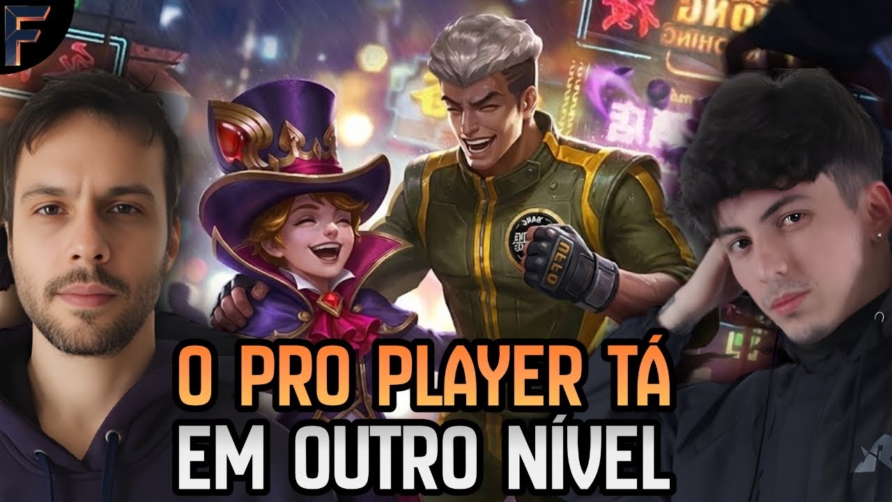 JOGUEI COM UM PRO PLAYER - Harley Gameplay | Mobile Legends