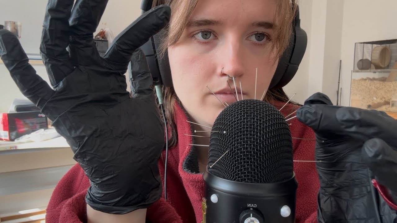 ASMR | you fell into a cactus 🌵 (globe sounds, mic touching..)