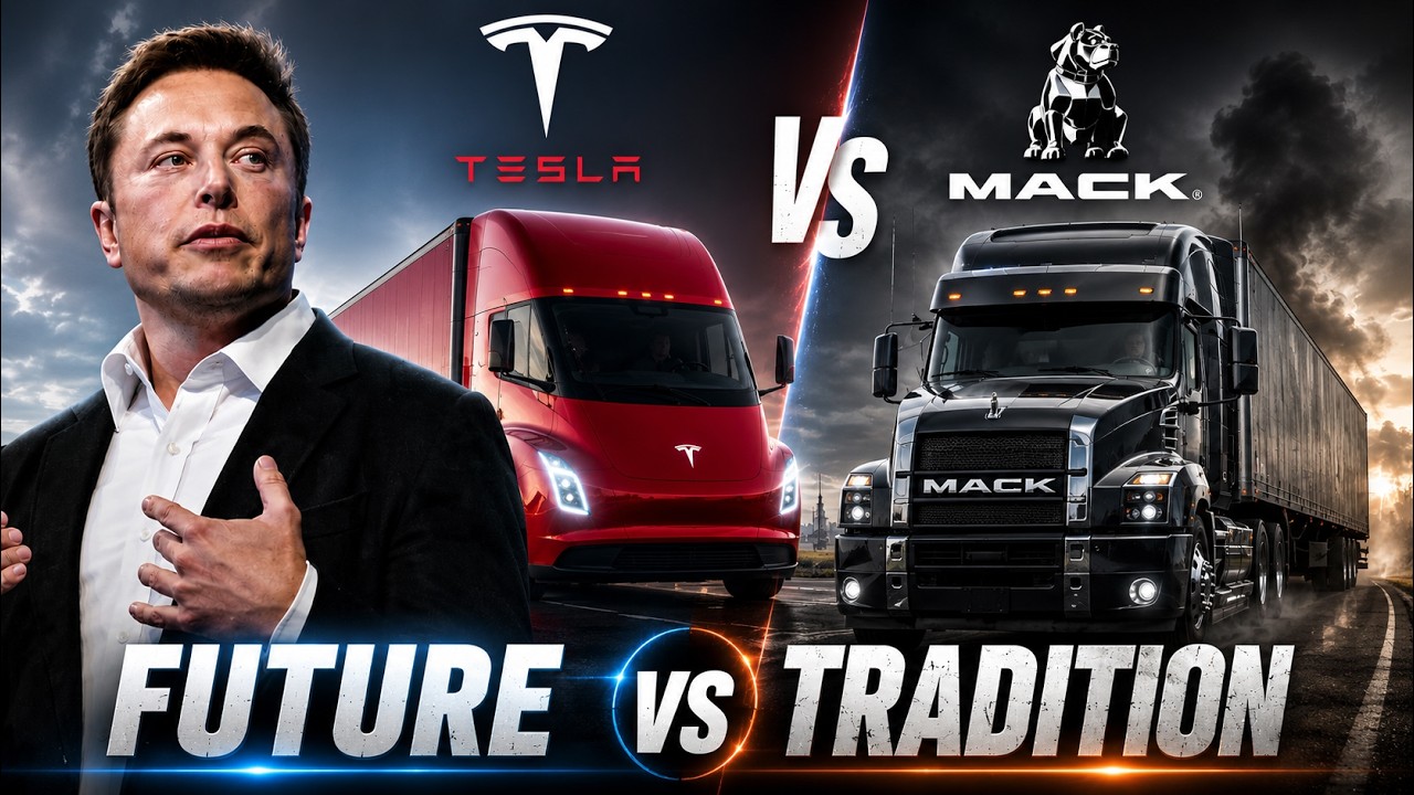 2023 Truck War: Tesla Electric Semi vs Mack Anthem Diesel &mdash; The Future vs Tradition
