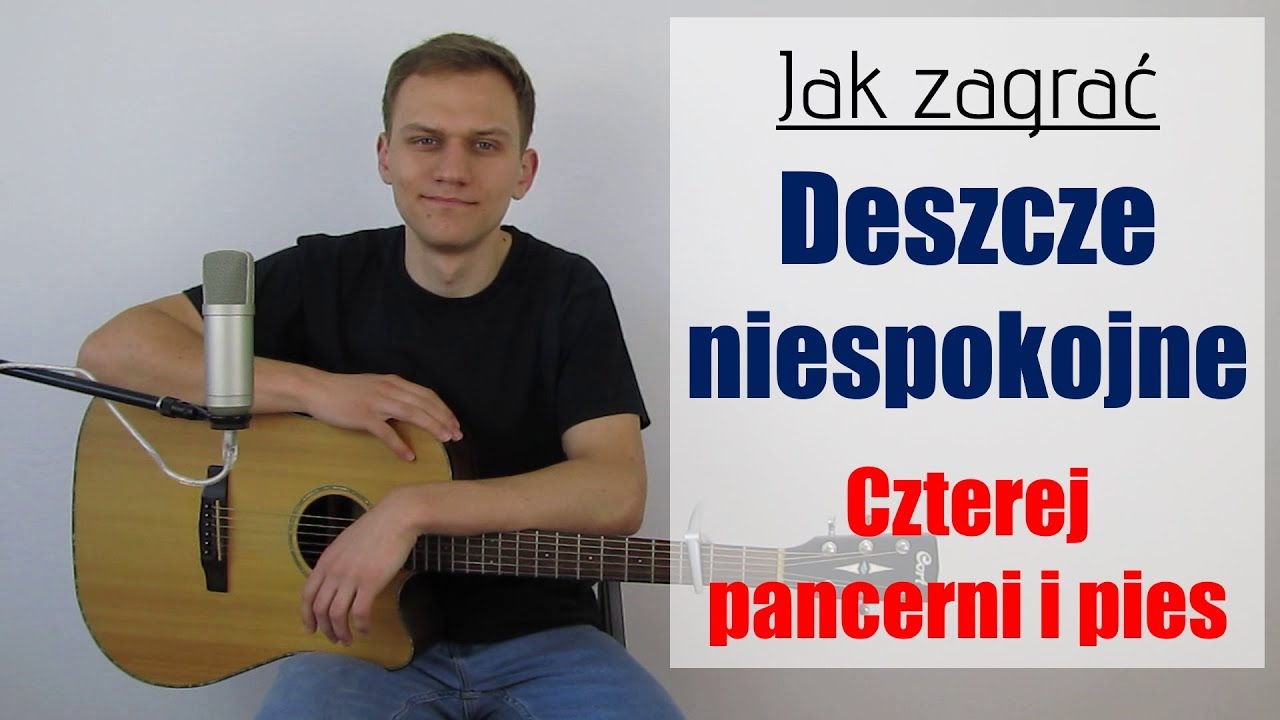 #210 Jak zagrać na gitarze Deszcze niespokojne (Czterej pancerni i pies) - JakZagrac.pl