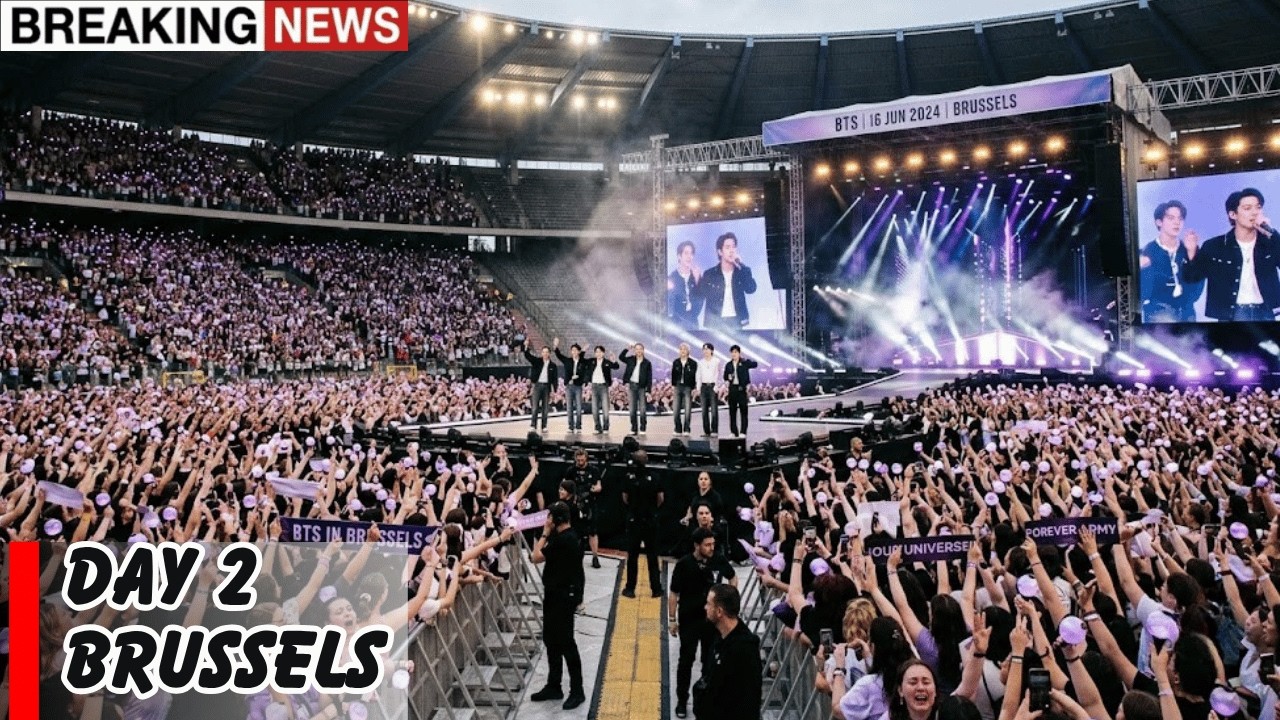 Breaking News: BTS Day 2 Shut Down Brussels in the Most Unexpected Way! The Stadium Shook for Hours!