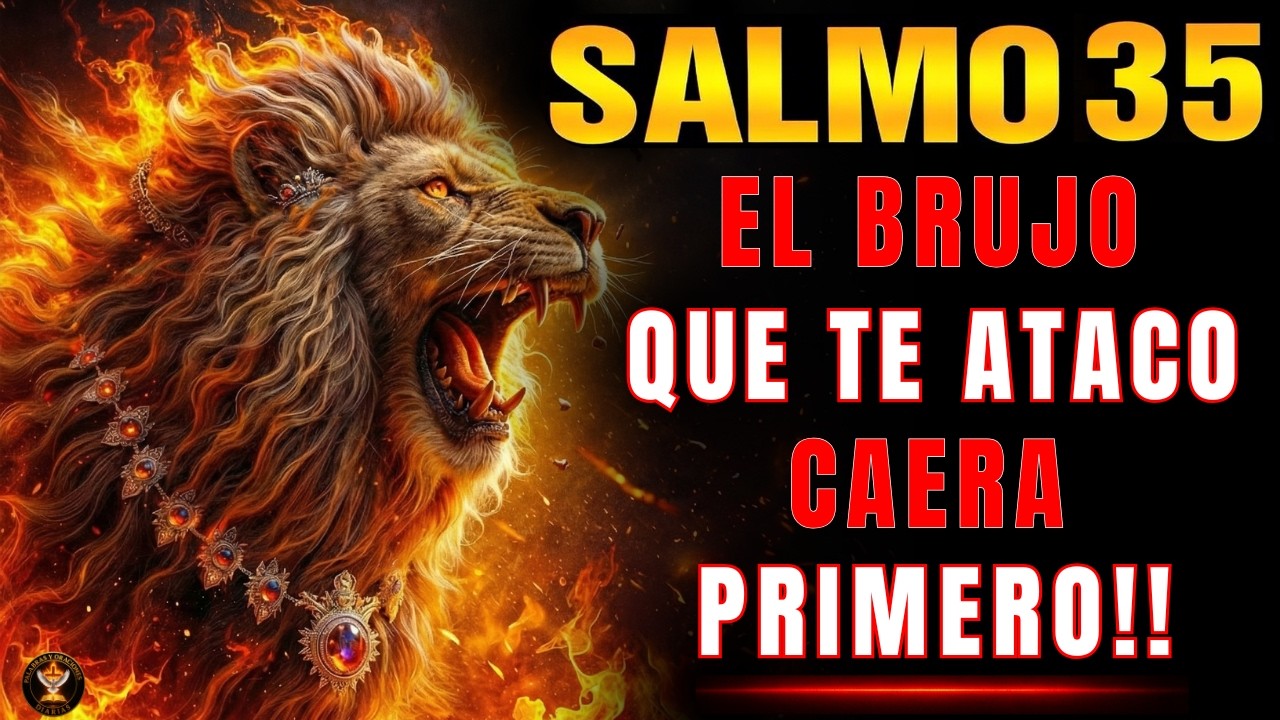 SALMO 35 + 70: EL BRUJO QUE TE ATACÓ CAERÁ PRIMERO Y SU HECHIZO SE ROMPE HOY