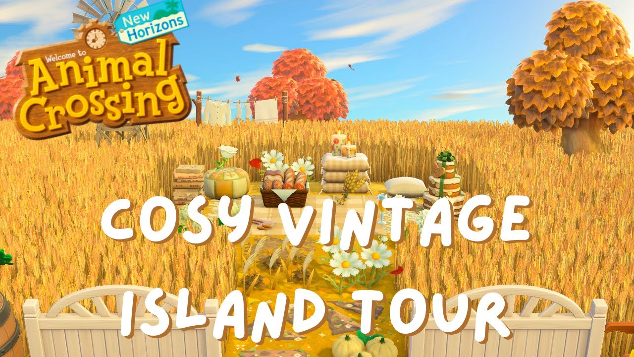Cosy Vintage Island Tour! | Animal Crossing: New Horizons