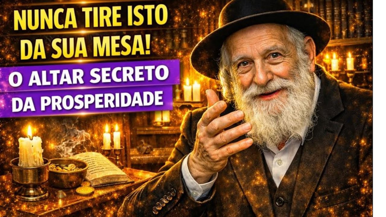 🔴NUNCA Retire ISTO Da Sua Mesa — É O Ímã De RIQUEZA Que Judeus Guardam Há 2 000 Anos  Cabala