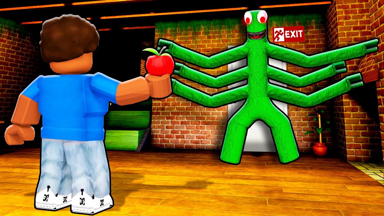 Rainbow Friends GREEN'S HOUSE Secret Ending..