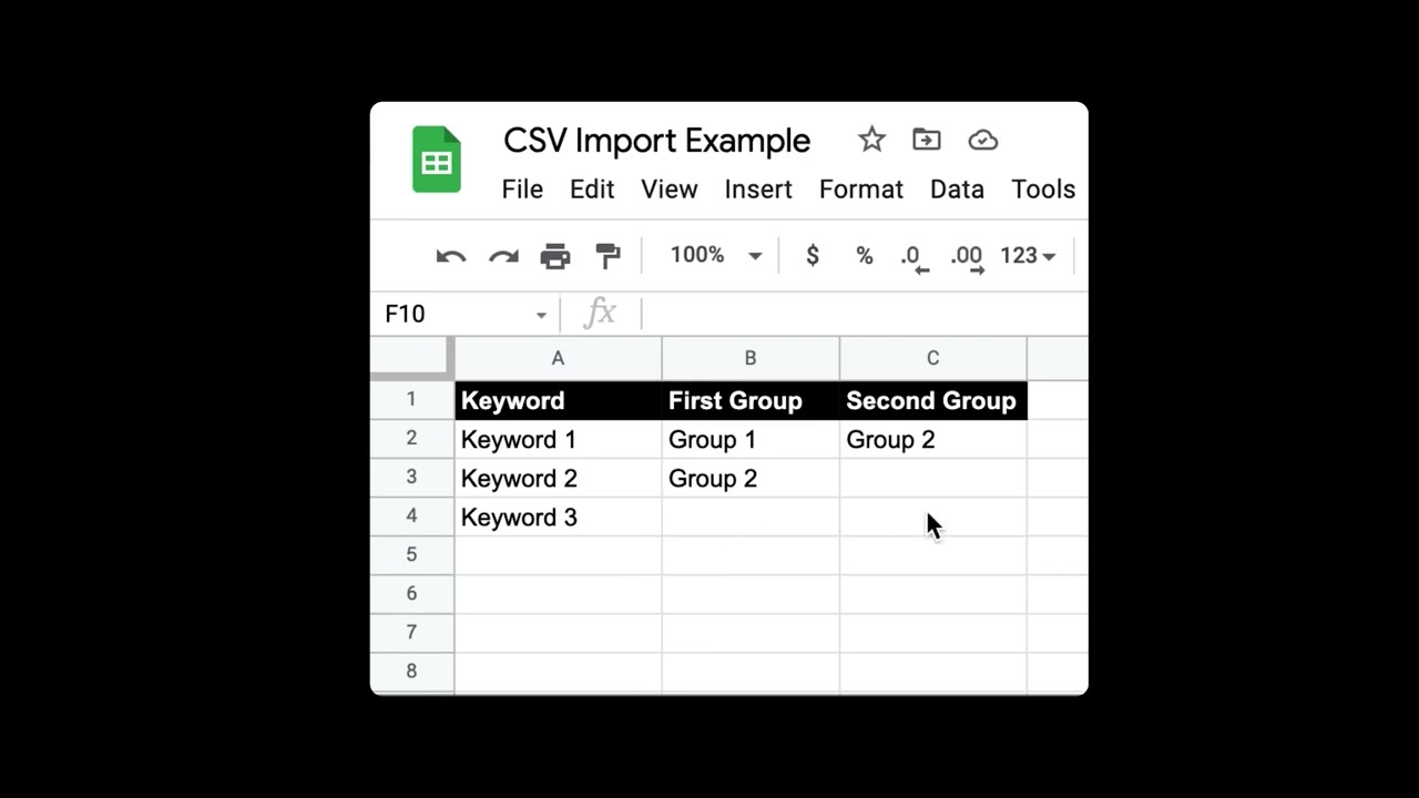 SEOmonitor &mdash; Copy-paste or CSV imports