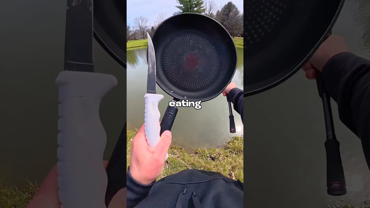 Я ловил рыбу на обед 🐟🎣