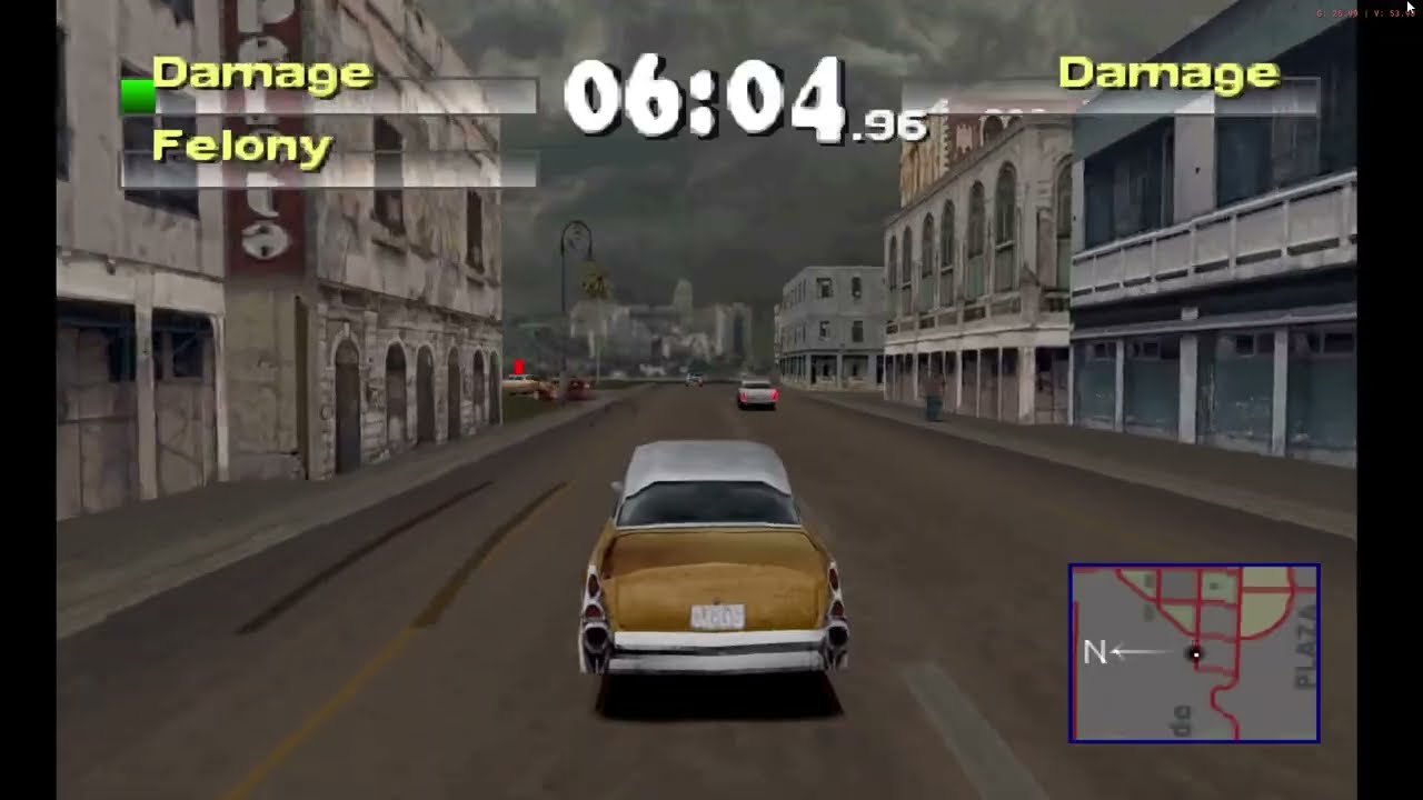 DRIVER 2 - (HAVANA) MISSÃO 4 FIND THE CLUE - DESTRUIR 4 CARROS