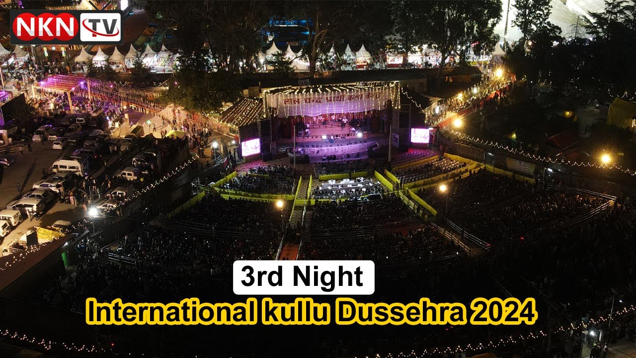 Live Kullu Dussehra 3rd Night 15-10-2024