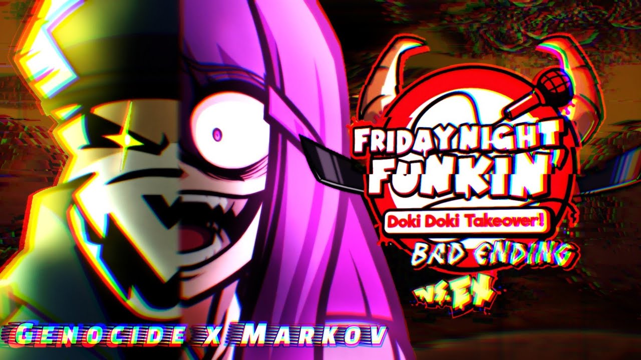 FNF Mashup: Doki Doki Takeover BAD ENDING x VS TABI Ex Boyfriend Tabi vs Yuri [ Markov x Genocide ]
