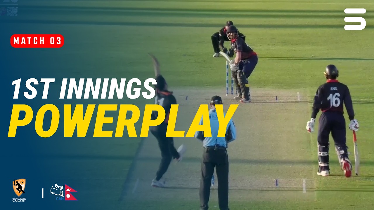 1st Innings Powerplay | NT Strike vs Nepal | Match 3 | Top End 2026 | ZP1U