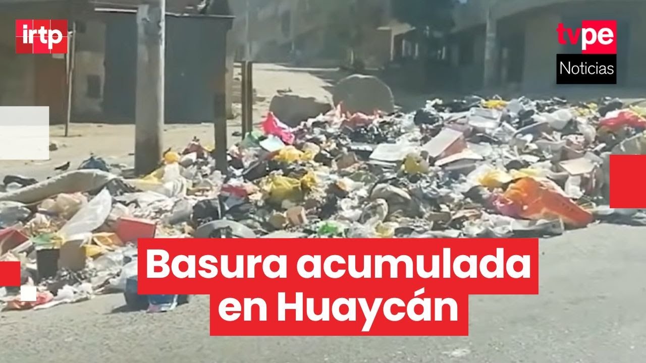 Vecinos de Huaycán denuncian acumulación de basura por falta de recojo municipal en Ate