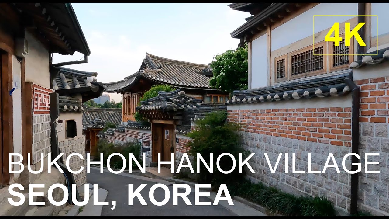 SEOUL | Bukchon Hanok Village ( 북촌한옥마을 ) | 4K
