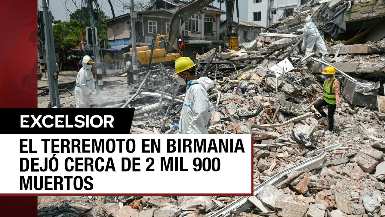 Rescates milagrosos en Myanmar en medio de la destrucci&oacute;n por sismo