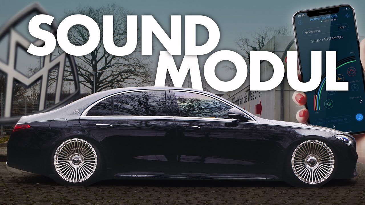 Soundmodul im V8 Maybach? Mercedes Benz S580 mit Active Sound Unit | Cete Automotive