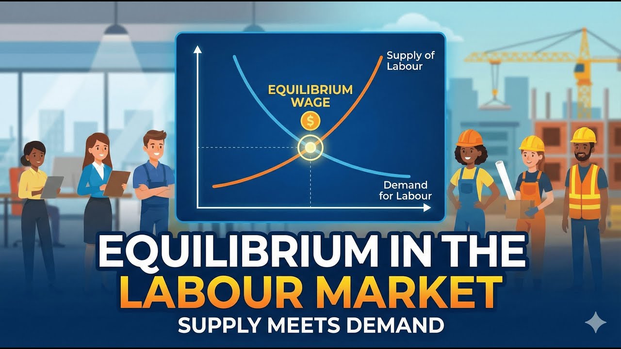 Equilibrium in the Labour Market || Equilibrium Wage