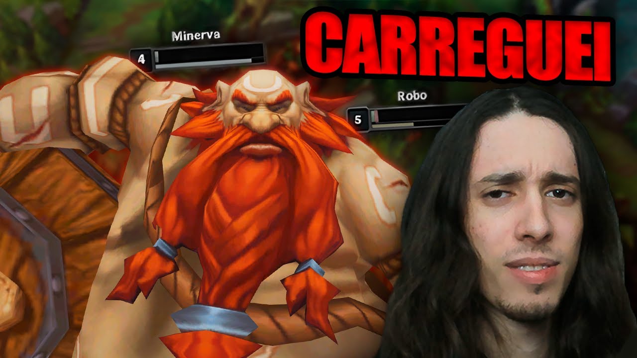 CAÍ COM O MINERVA E O ROBO E TIVE QUE CARREGAR! 😍