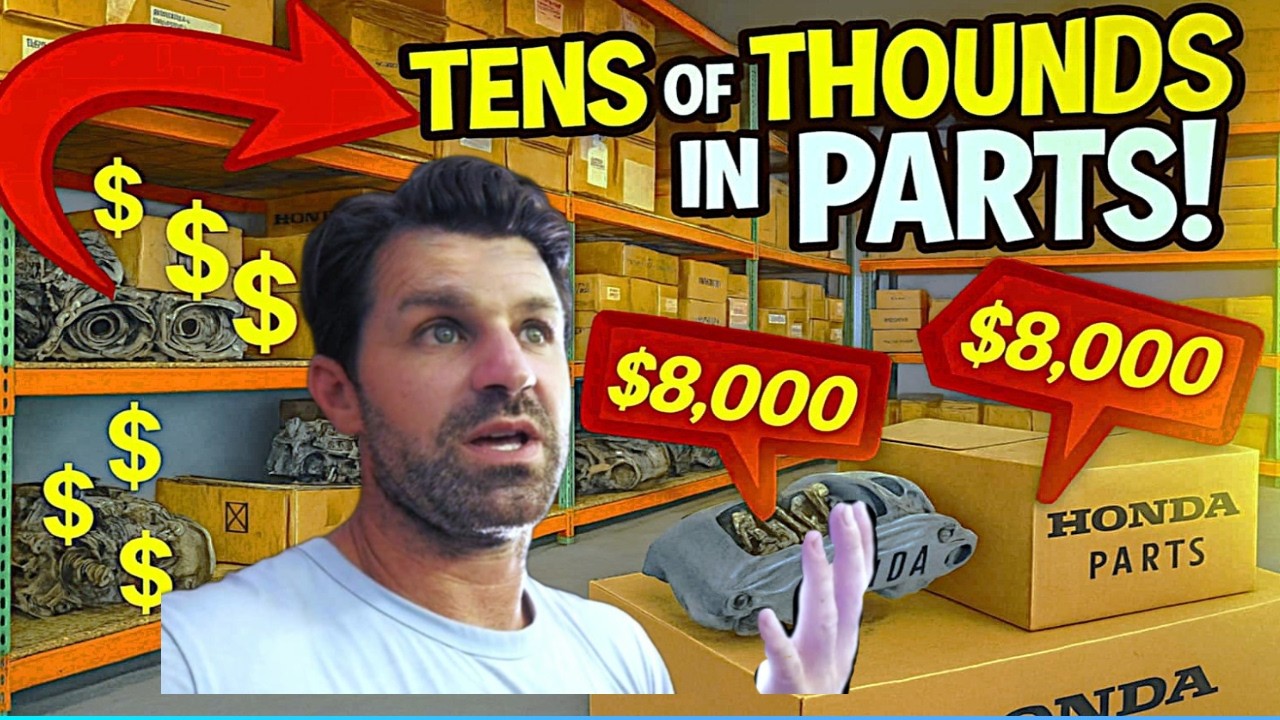 I Found $1000's in HONDA PARTS in MY NEW SHOP and I NEED YOUR HELP!