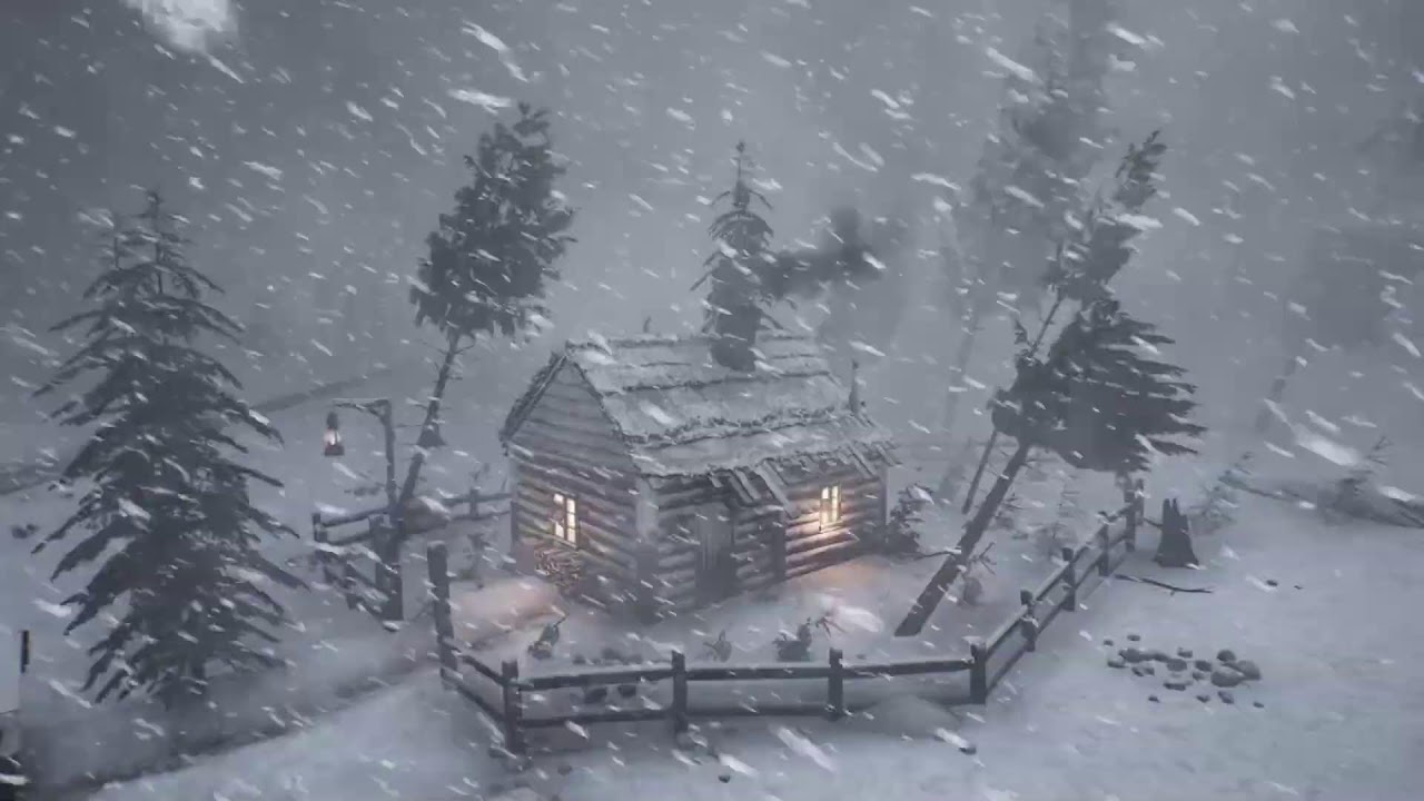 BRUTAL ARCTIC WINTER with EXTREME COLD and snowstorms for sleeping | Polar Darkness Flow 2026