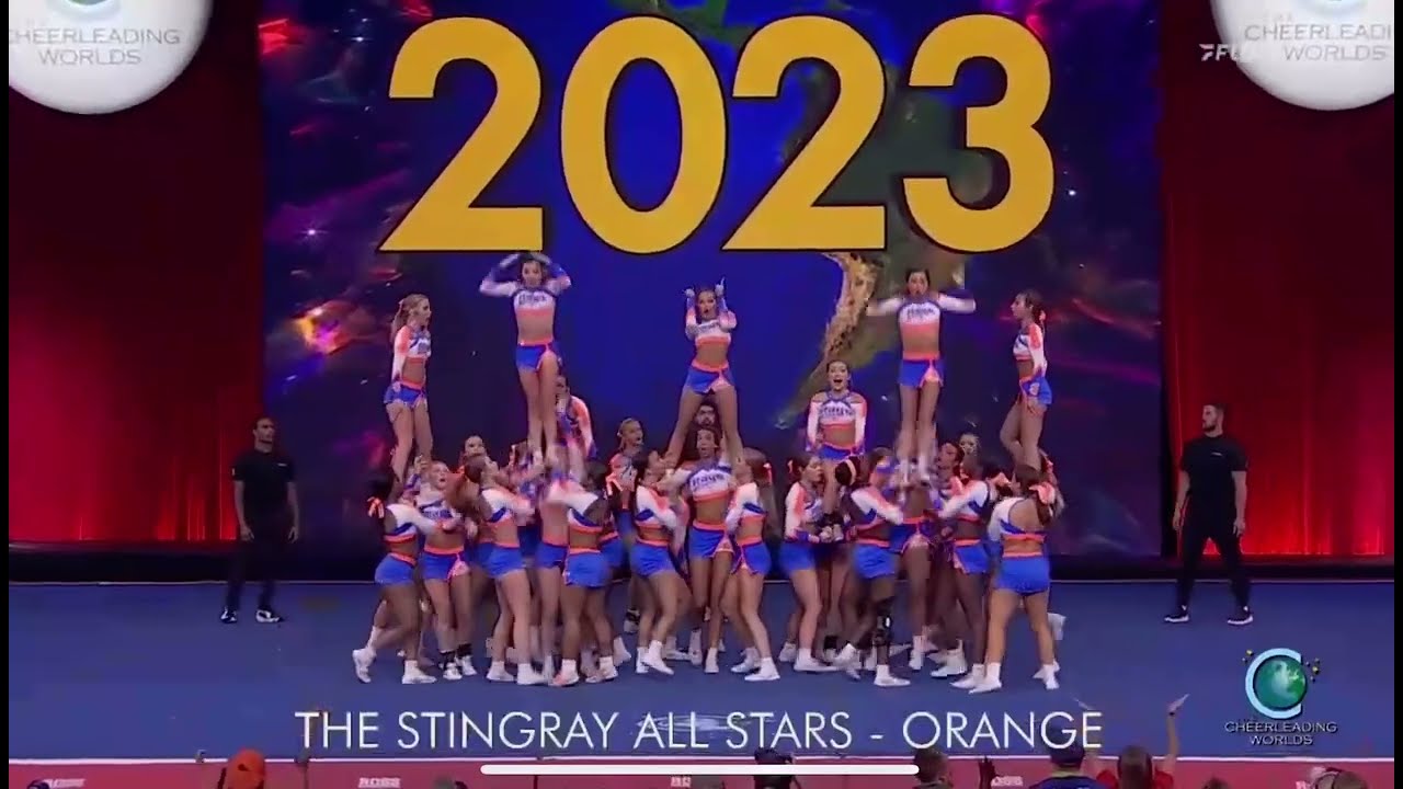 Stingray Allstars Orange 2023 Worlds Semifinals