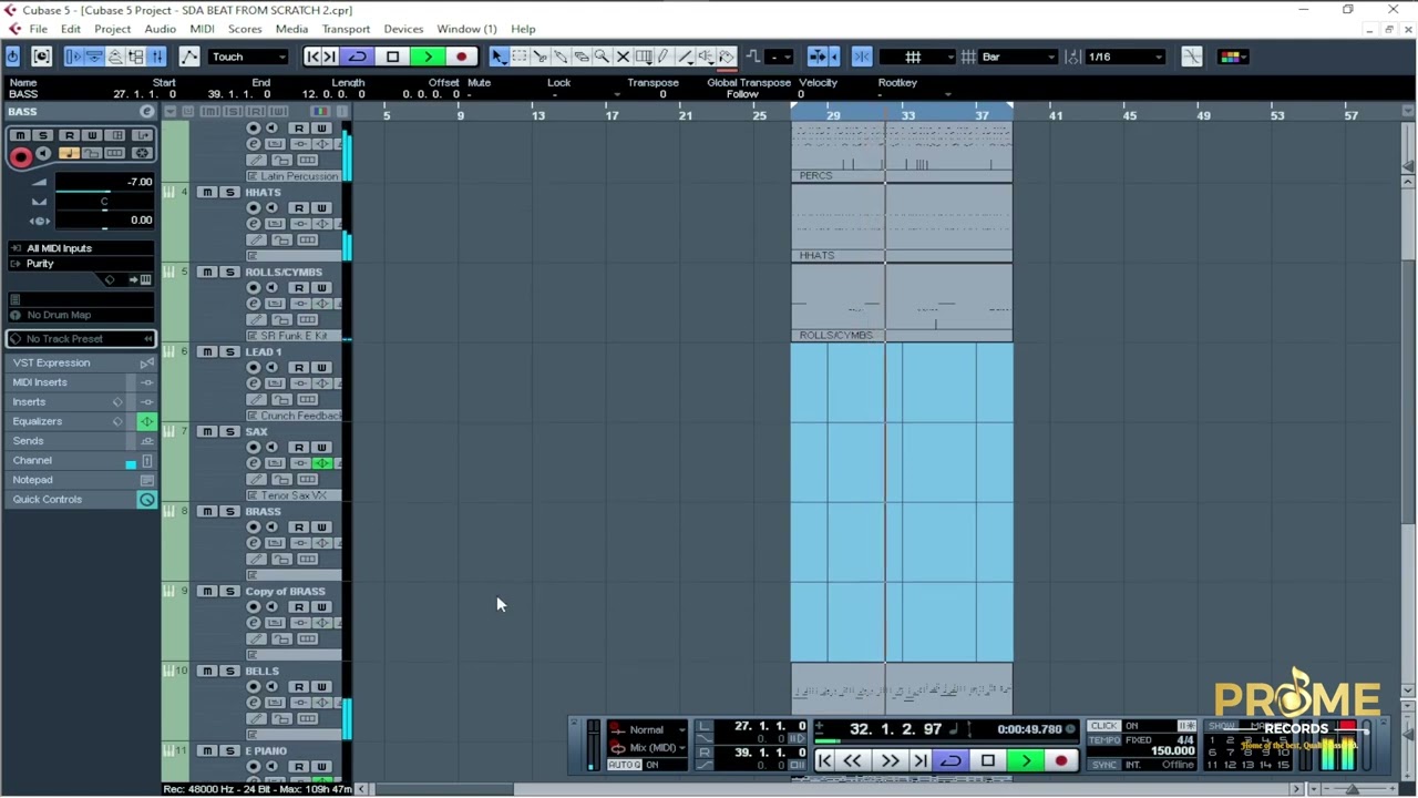 HOW TO CREATE A SIMPLE SDA BEAT FROM SCRATCH//PRO MARTIN ON THE BEAT