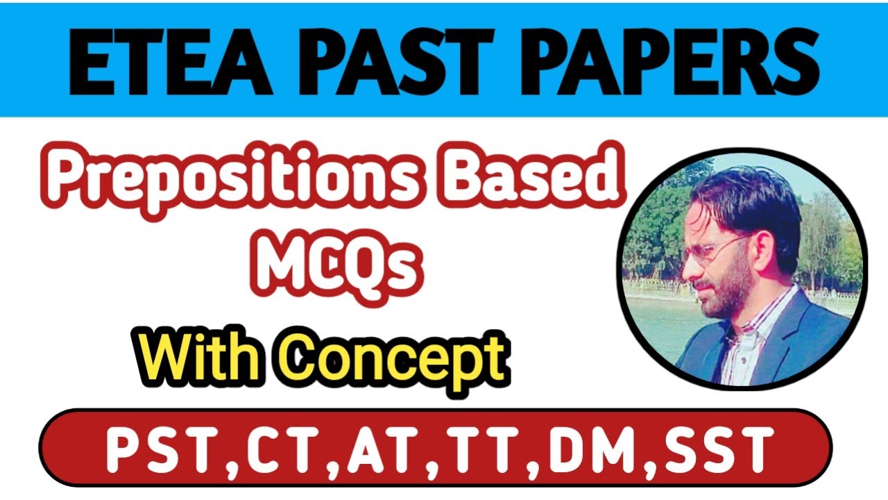 ETEA Test Preparation |Most Repeated MCQs | Prepositions | ETEA 2022