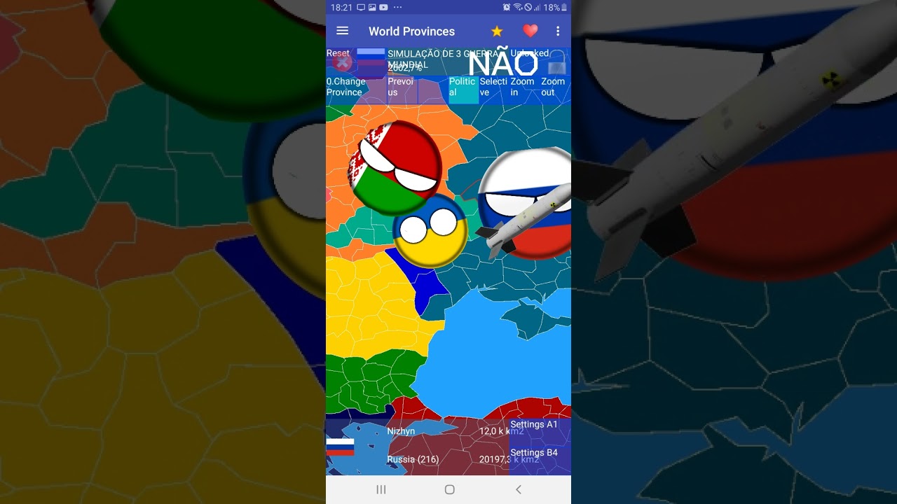 SIMULA&Ccedil;&Atilde;O DA 3 GUERRA MUNDIAL