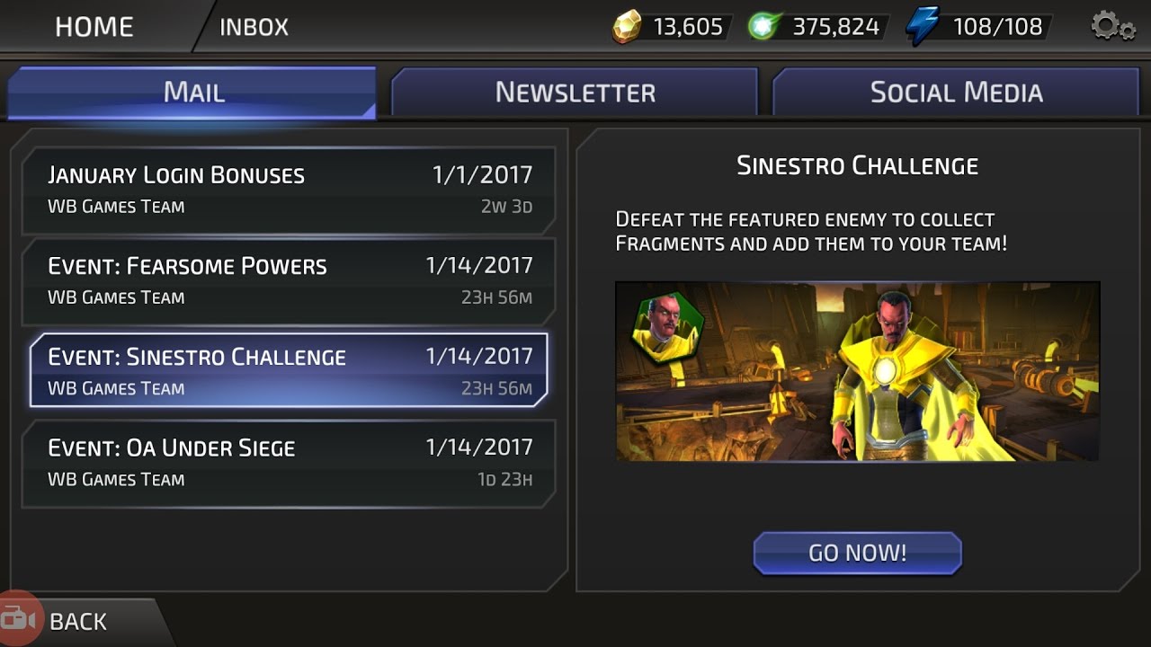 DC Legends - Sinestro Challenge Gameplay