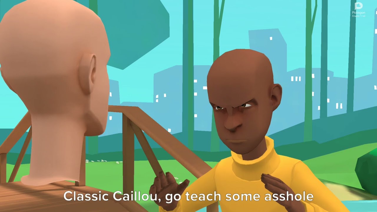 Classic Caillou bullies a Muslim student/Expelled/Grounded